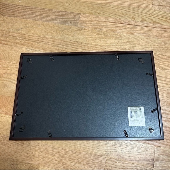 White Board Calendar Picture Frame Schedule Keeper Home Organization Wood - Picture 3 of 5